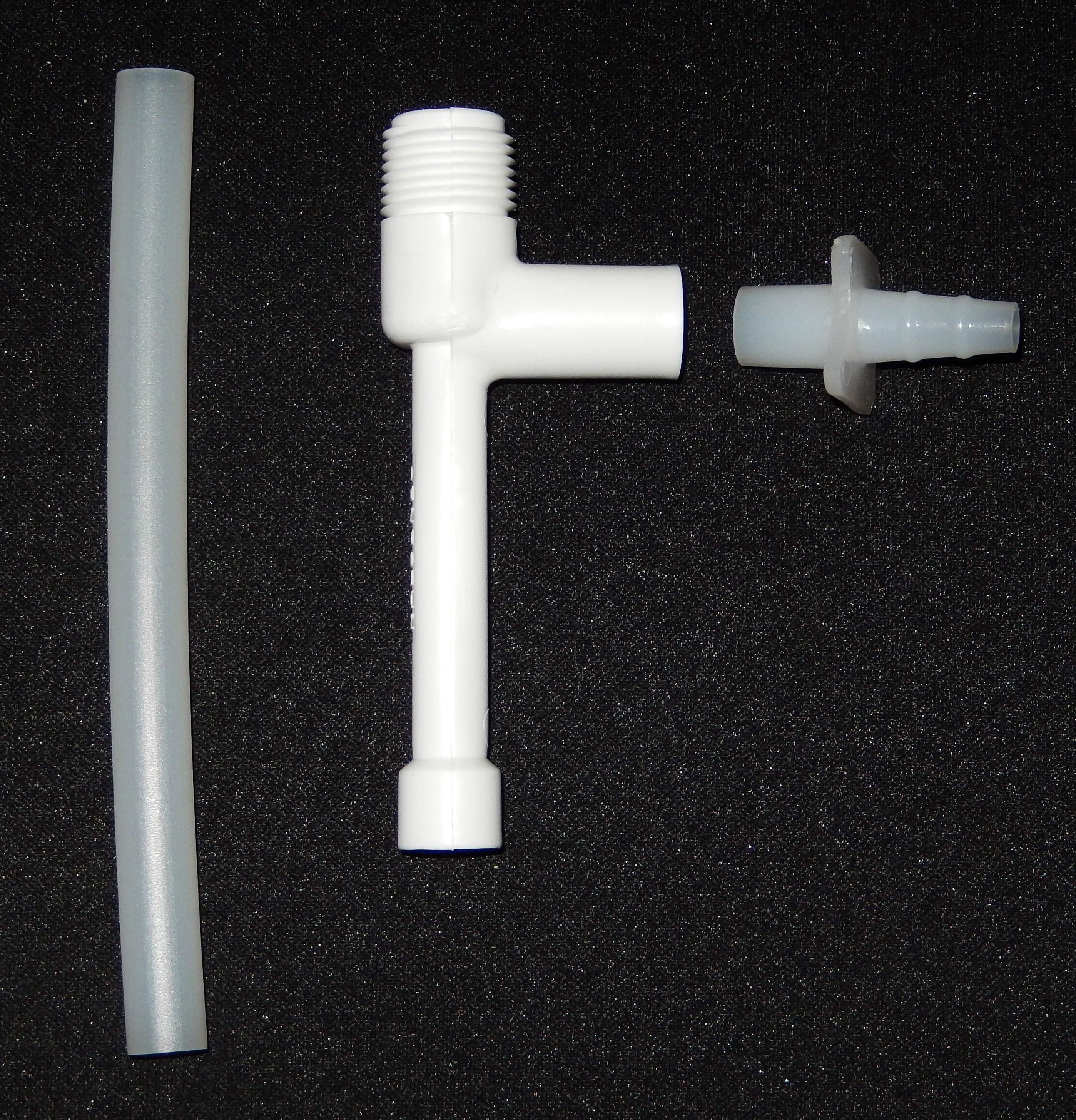 3/8" NPT UNUSED Nalgene 6140-0010 Faucet Aspirator Vacuum Pump Polypropylene 